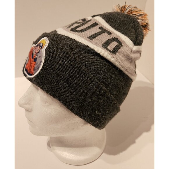 Young Naruto Uzumaki Shippuden Pom Beanie Hat One size Stretch Anime - Picture 3 of 11
